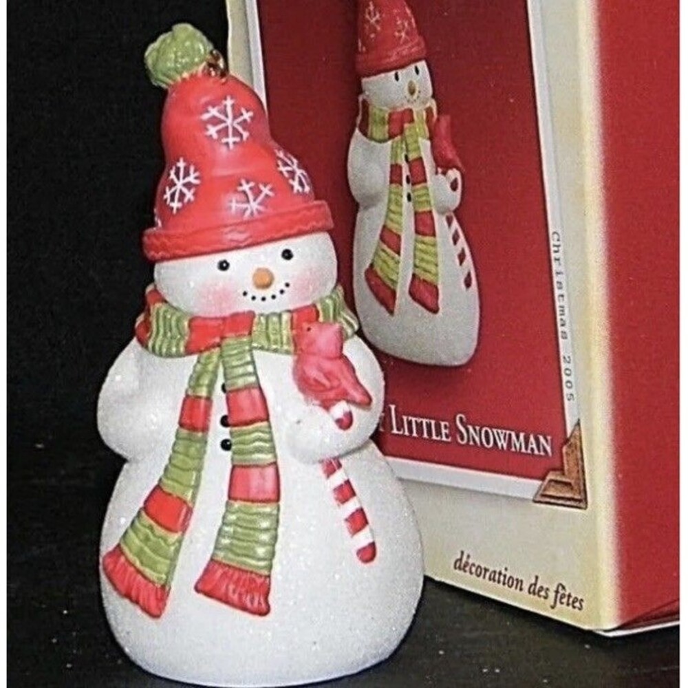 Hallmark Keepsake Christmas Ornament A Happy Little Snowman Winter Vintage Decor